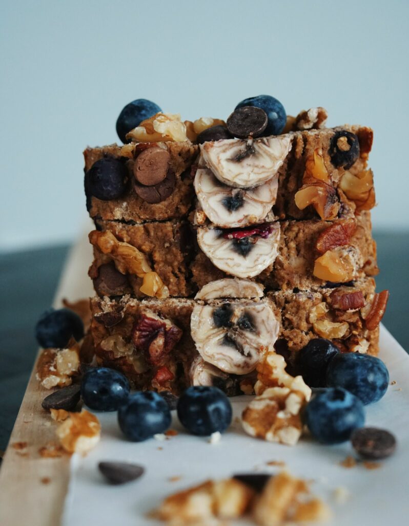 Zelfgemaakte bananenbrood