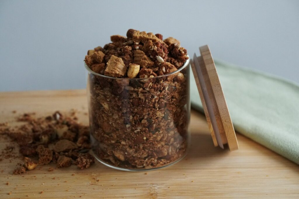 Zelfgemaakte speculaas granola